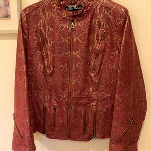 100% genuine leather jacket new never worn